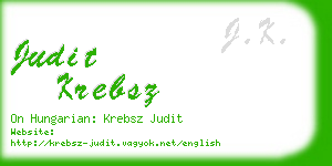 judit krebsz business card